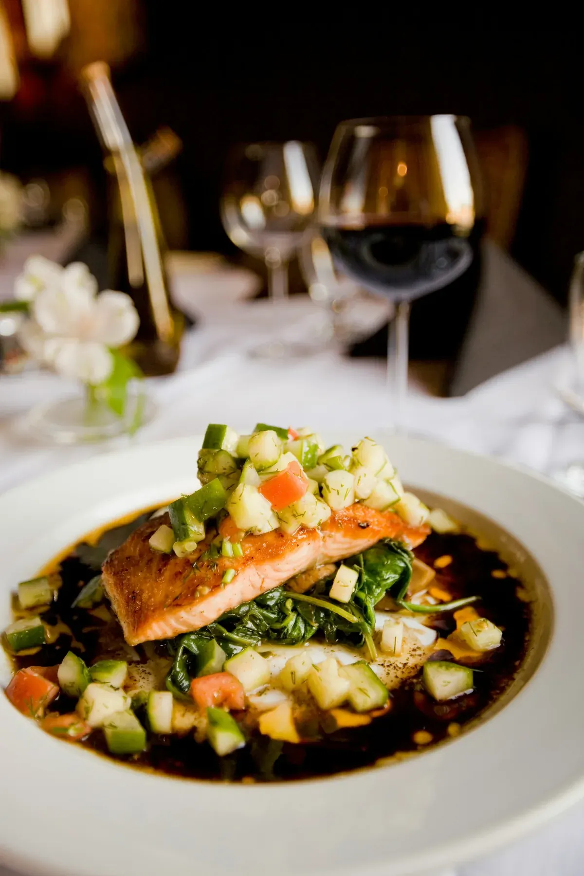 Mediterranean private chef main course
